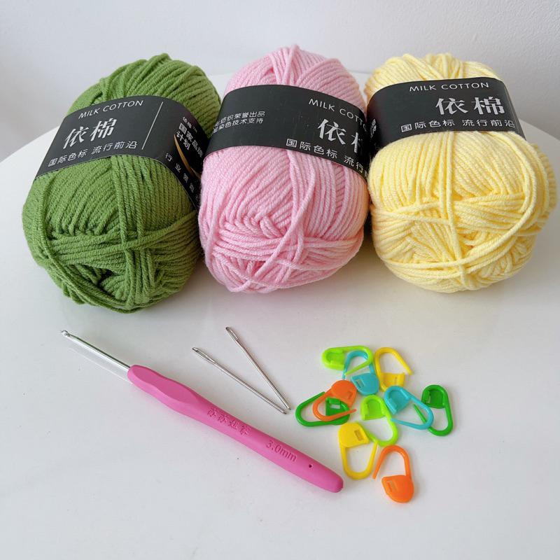 Set len cho người mới bắt đầu - set tập móc len
