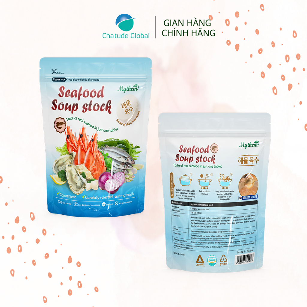 VIÊN NƯỚC DÙNG/NƯỚC HẦM CÔ ĐẶC MYTHEM, NHẬP KHẨU HÀN QUỐC