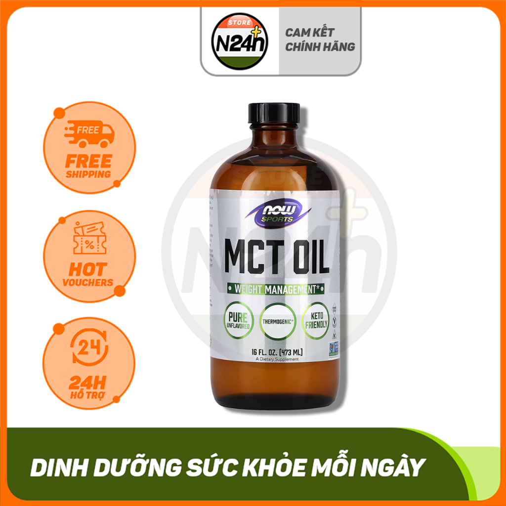 Now Mct Oil Đốt Mỡ An Toàn Từ Thiên Nhiên Dành Cho Người Chơi Thể Thao Now MCT Oil