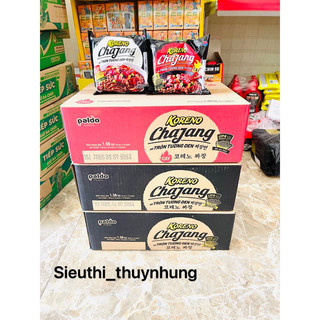Mì trộn tương đen koreno thùng 20 gói x 78g