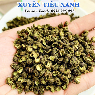 Xuyên tiêu xanh - Hoa tiêu xanh Tứ Xuyên cay tê loại 1 dùng nấu lẩu, làm gà ủ muối hoa tiêu