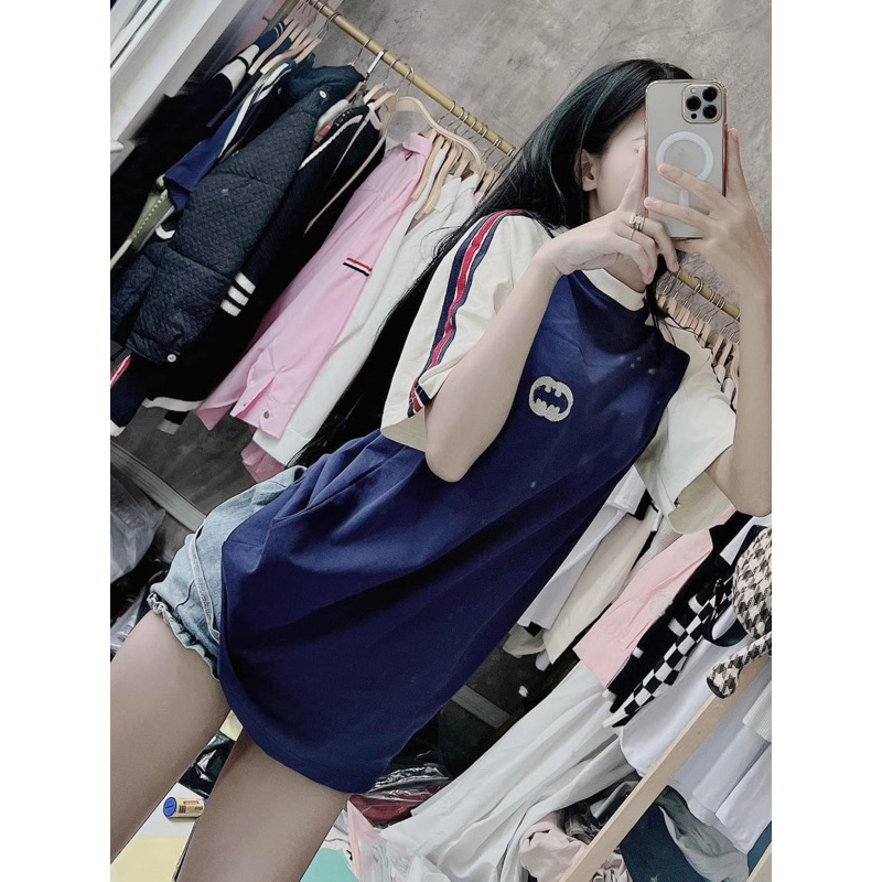 Áo Phông Thêu G Pha Viền Vai Loại Thêu Dây Nổi Chuẩn Loại 1