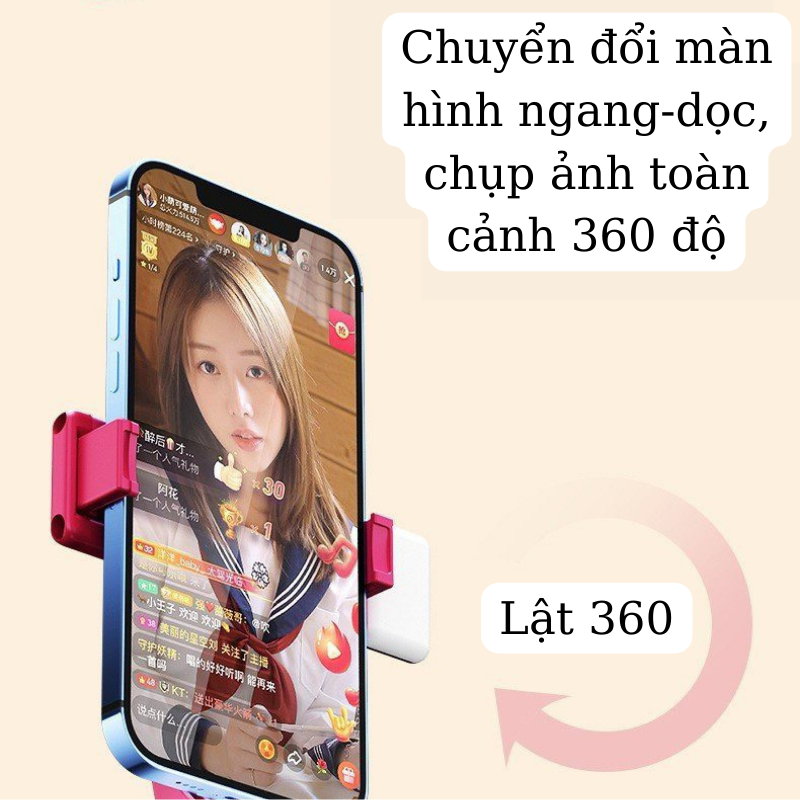 Gậy Tự Sướng Hình Gấu Dâu, Mickey Có Remote Điều Khiển và Đèn, Gậy Chụp Hình Dễ Thương Chất Lượng Cao