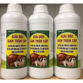Giải độc gan thận cấp cho heo, gà, vịt 1 lít.