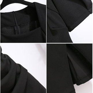 MIMI BigSize  Đầm Xẻ Tà Xoắn Eo Thanh Lịch Sang Trọng