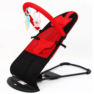 Ghế rung lưới, ghế rung nhún kèm đồ chơi cho bé loại 1 với 4 lớp lưới