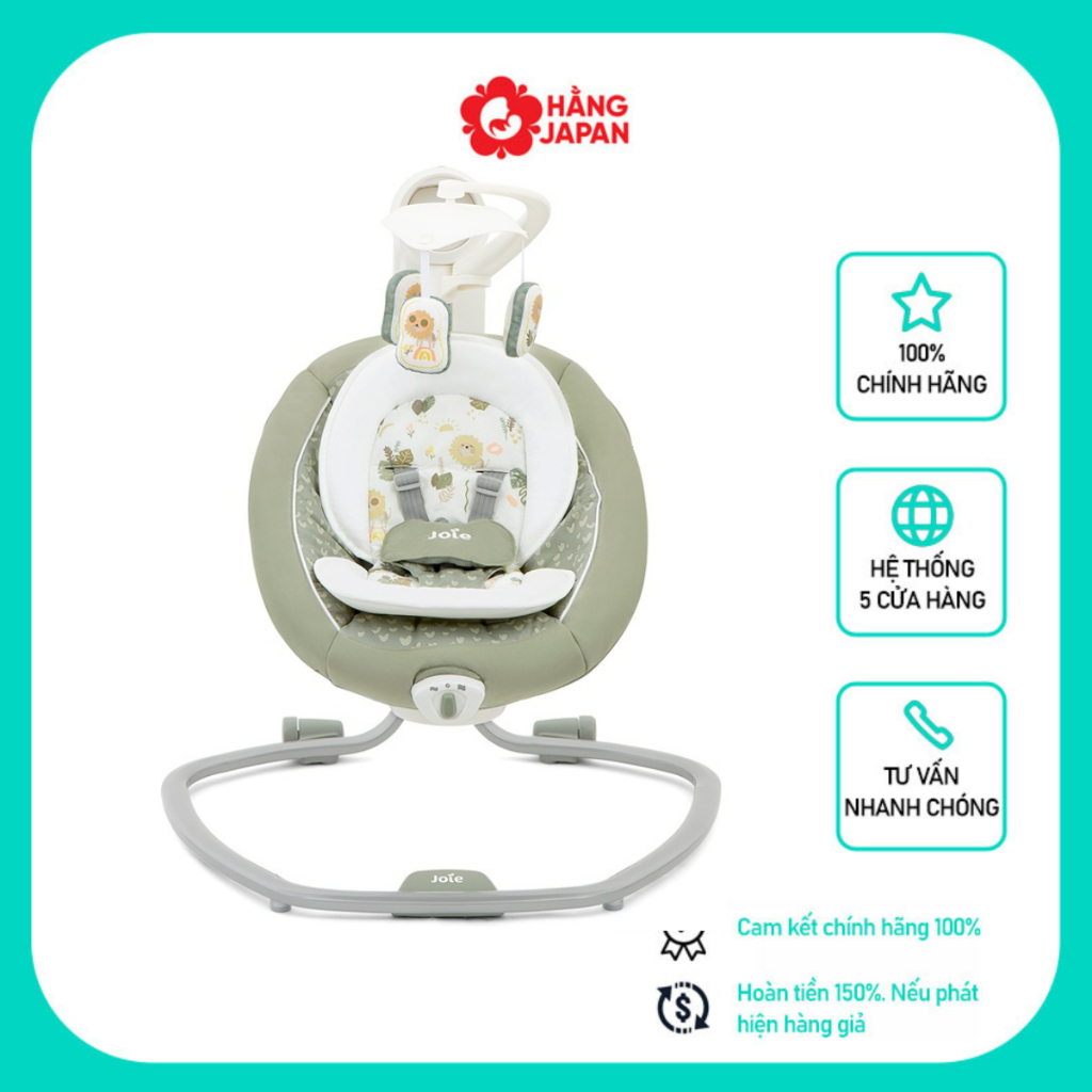 Nôi đưa trẻ em Joie Serina Swivel Leo Bảo hành Chính Hãng