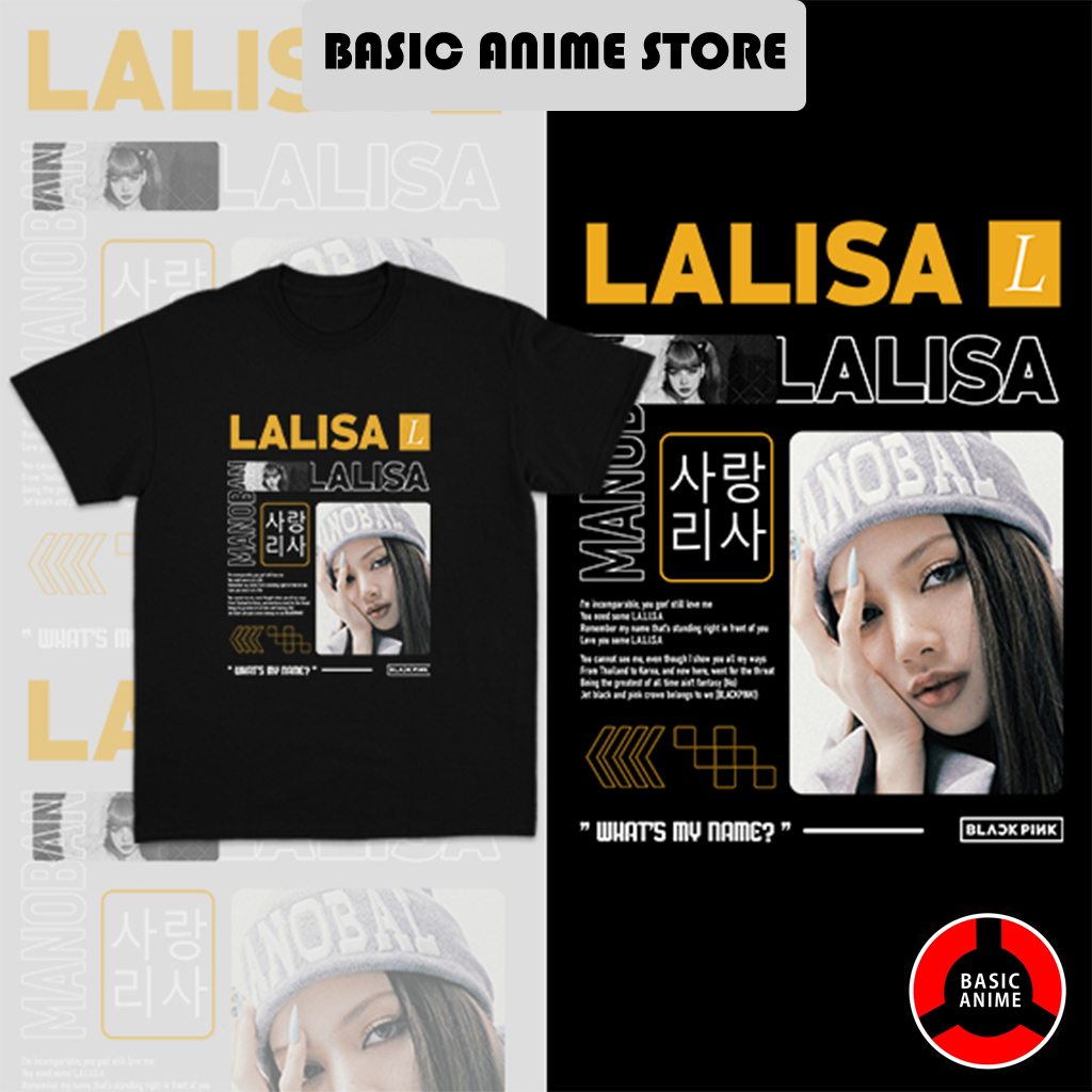 Áo thun Lalisa Solo Lisa BP - Áo in phong cách trẻ trung năng động