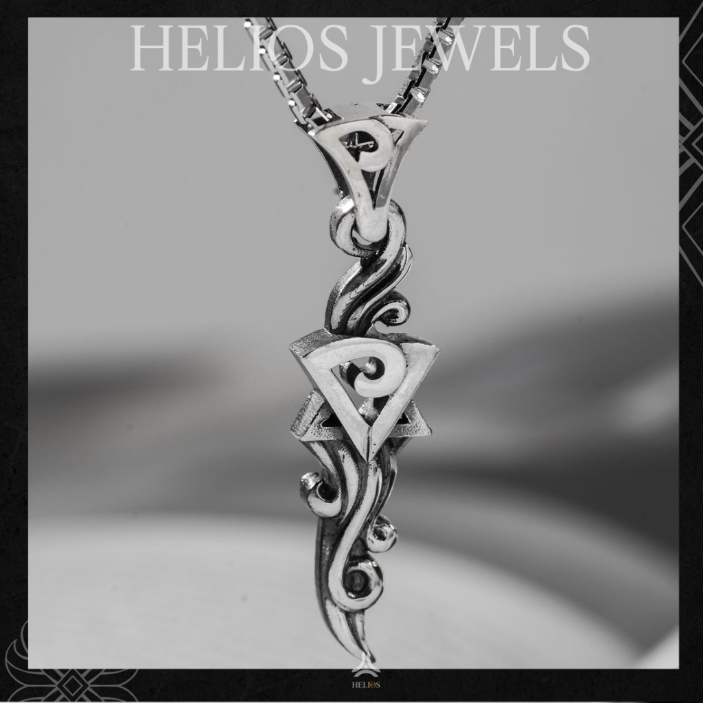 Mặt Dây Chuyền Bạc S925 Thuanthien Dagger Gothic Pendants Helios Silver Original DCBN075