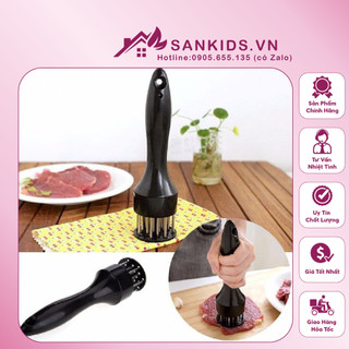 Dụng cụ dằm thịt, dụng cụ xăm thịt làm mềm thịt inox không gỉ