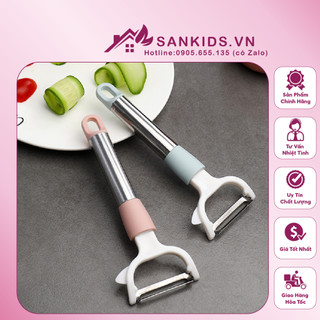 Dụng cụ gọt vỏ trái cây rau củ đa năng có tay cầm chắc chắn