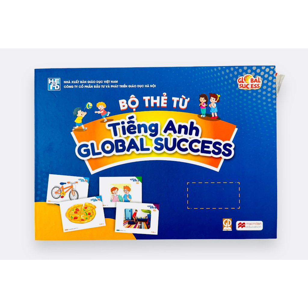 Sách - Bộ thẻ từ Tiếng Anh lớp 4 Global Success