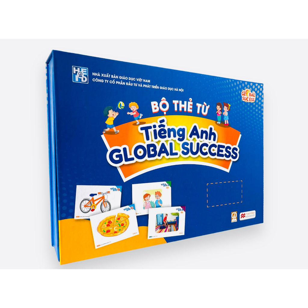 Sách - Bộ thẻ từ Tiếng Anh lớp 4 Global Success