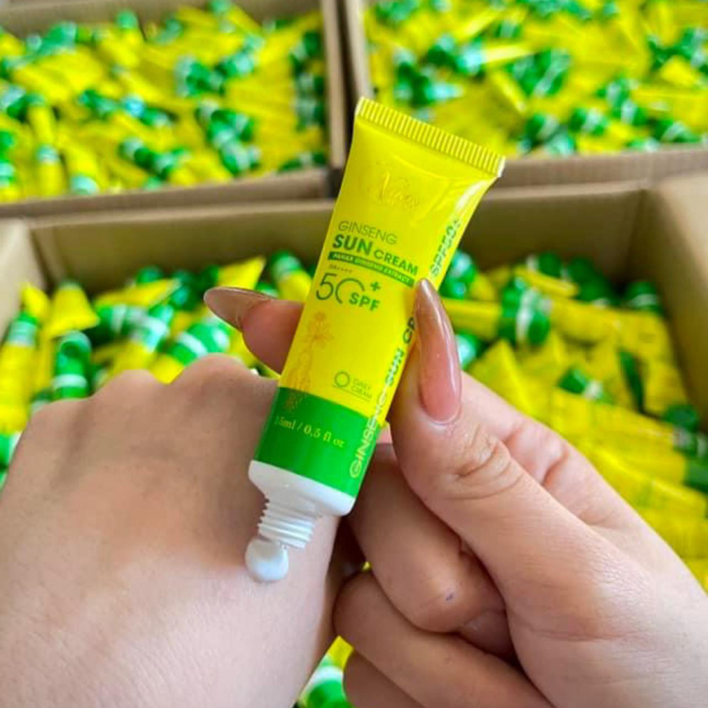 Kem Chống Nắng Nikos Mini Chính Hãng - Chống Nắng Rễ Sâm Nicos Beauty 15g