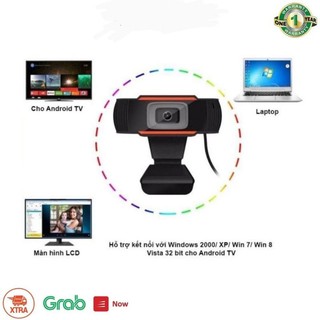 Webcam máy tính Full HD 720P/1080P, webcam laptop, hỗ trợ học trực tuyến, livestream có Mic