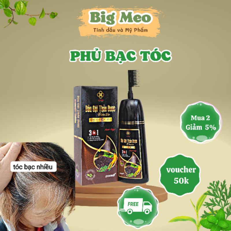 Dầu gội phủ bạc  đen tóc  TRƯỜNG THỌ SINORI