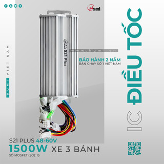 Ic điều tốc xe điện 1500w 48-60v xe 3 bánh s20 plus 3in1 cao cấp