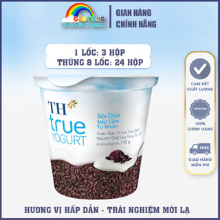 Sữa Chua Nếp Cẩm Tự Nhiên TH true YOGURT 110g