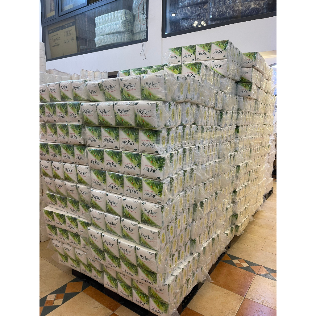 1 Thùng  giấy ăn napkin giấy vuông Mylan 330x330mm mềm mịn,siêu dai, siêu tiết kiệm  giấy cao cấp