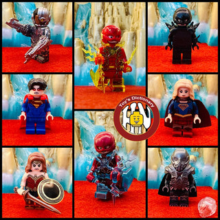 Đồ chơi lắp ráp - siêu anh hùng mô hình marvel dc spider the flash justice league liên minh công lý - kt1071 !