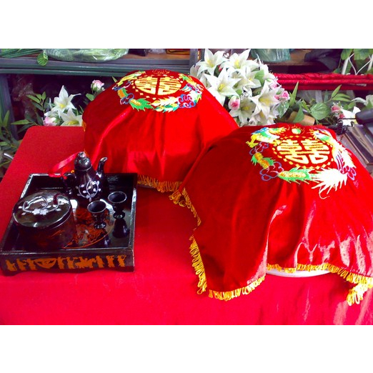 Khăn Nhung, Khăn Ren Phủ Mâm Quả, Khăn Đậy Tráp Cưới
