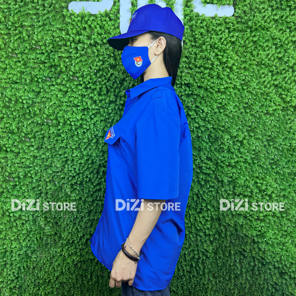 Áo sơ mi Đoàn thanh niên cộc tay nam - nữ giá rẻ