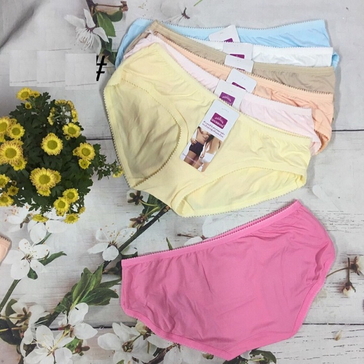 Combo 10 Quần Lót Nữ Cao Cấp Vải Cotton Thái Lan Co Giãn 4 Chiều Sịp Nữ 40-60kg