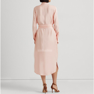 ĐẦM SƠMI R4LPH BELTED LONG SLEEVE