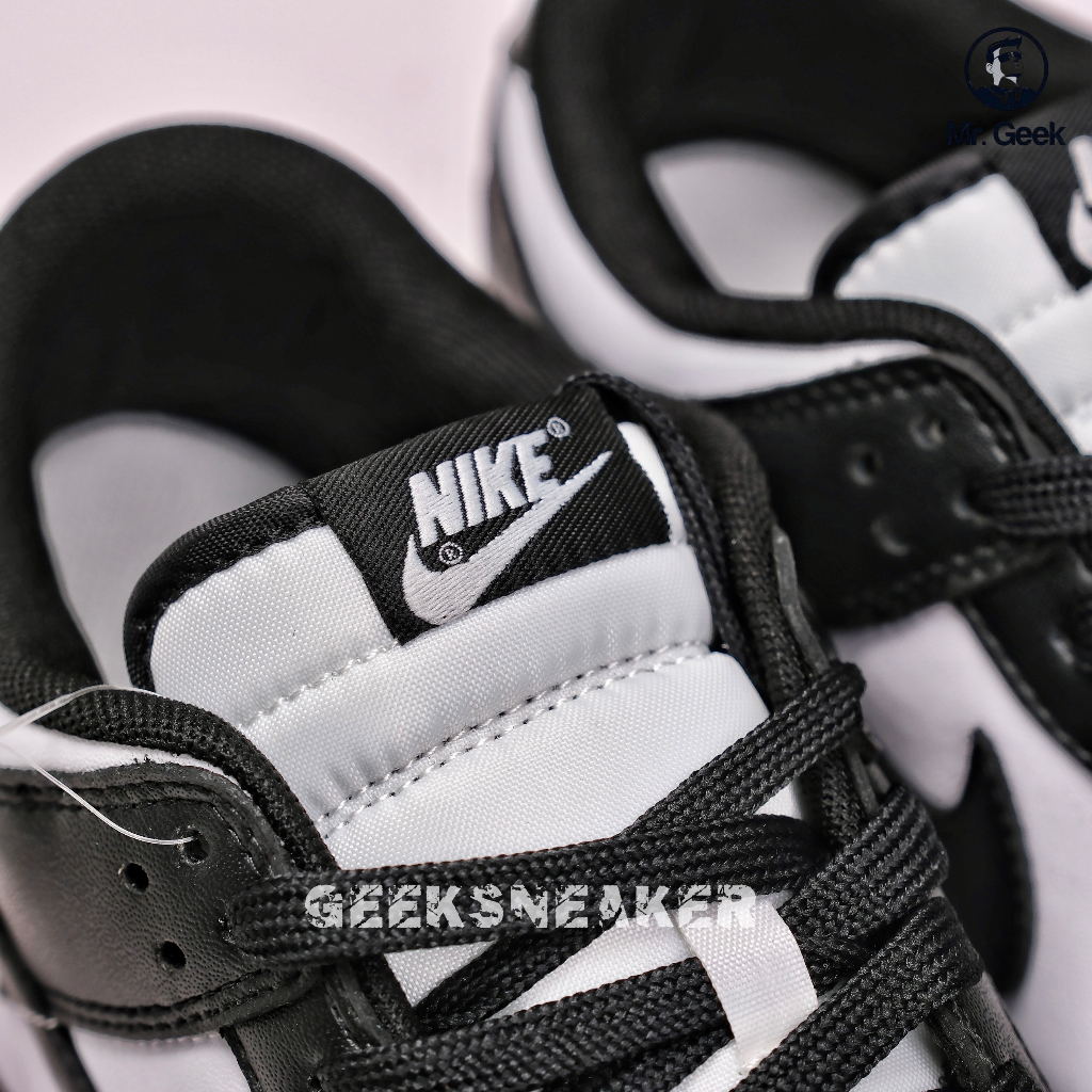 Giày Sneaker Dunk Low Black White 2021