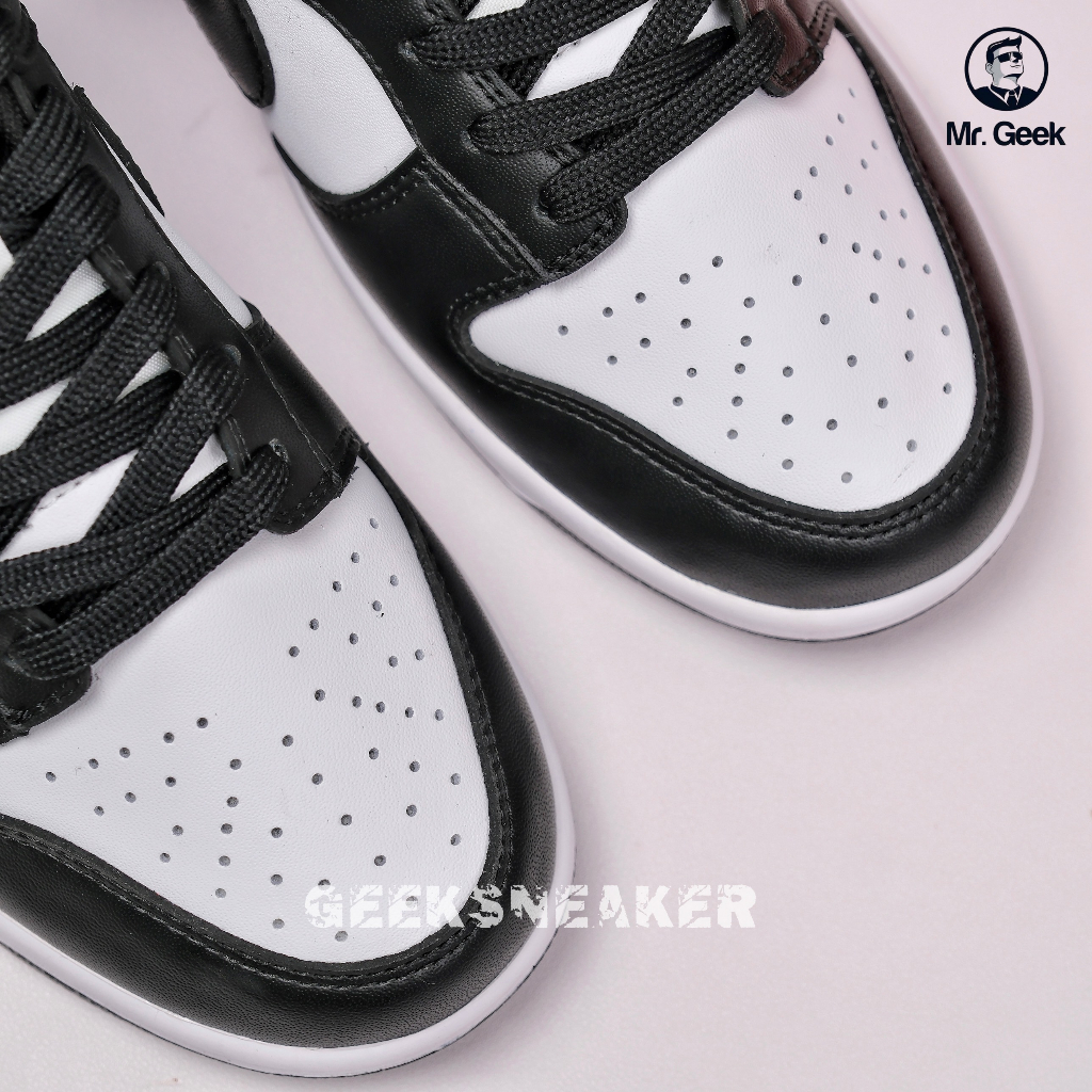 Giày Sneaker Dunk Low Black White 2021