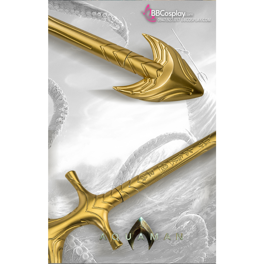 Đinh Ba Vàng Aquaman Mạ Vàng 1.6M Tháo Lắp Được - 15743