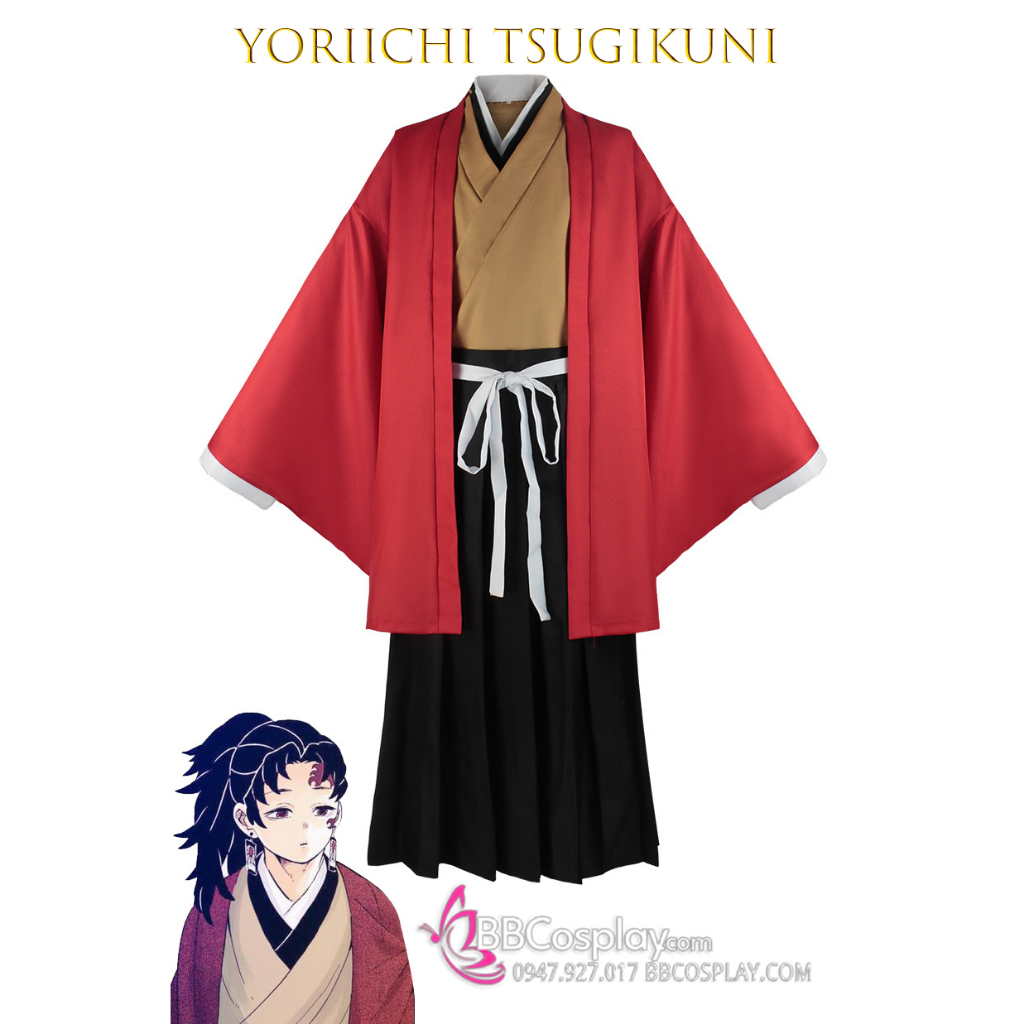 Trang Phục Cosplay Yoriichi Tsugikuni - Kimetsu No Yaiba - 16107