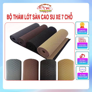 Bộ thảm lót sàn cho ô tô xe hơi 7 chỗ chất liệu cao su an toàn, chống trơn trượt, không mùi không hôi