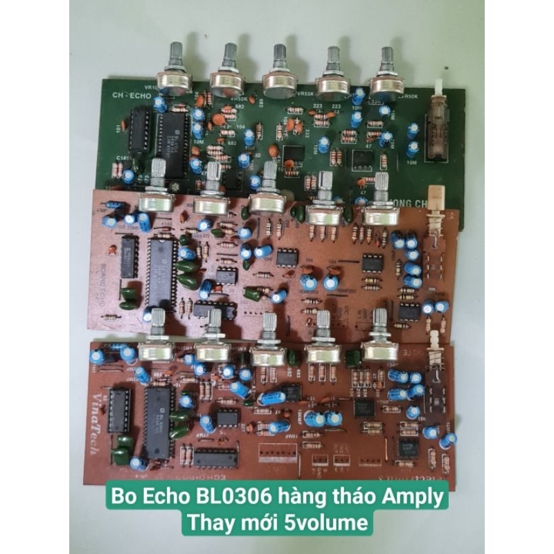 Bo Echo BL0306 thay mới 5volum hàng tháo amply.