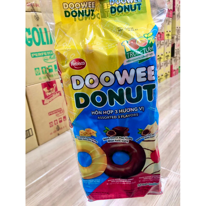Bánh Donut DOOWEE 12 cái