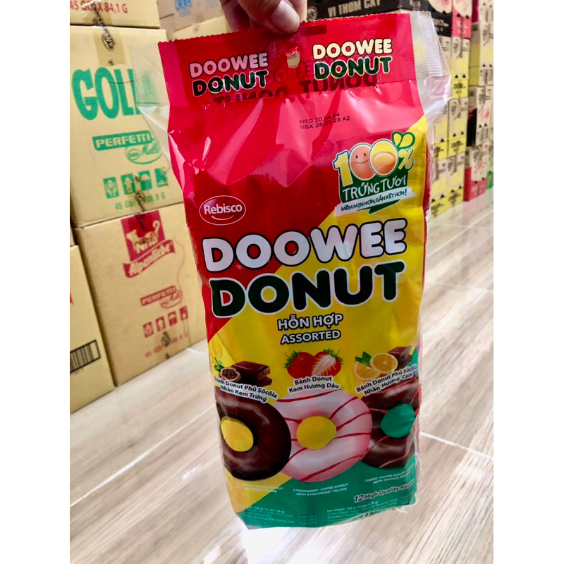 Bánh Donut DOOWEE 12 cái