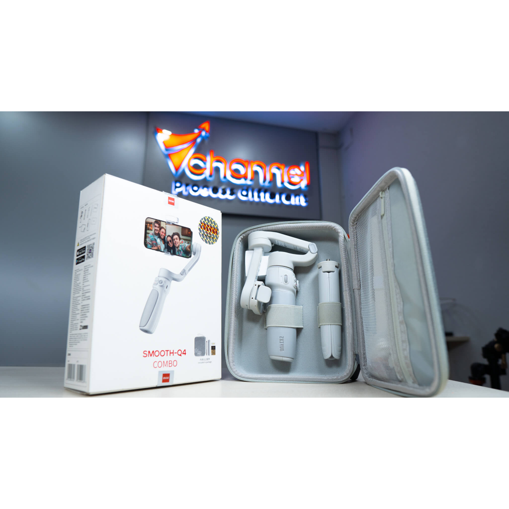 Gimbal chống rung Zhiyun Smooth Q4 chính hãng – Bảo hành 12 tháng – Tặng kèm nón Drone
