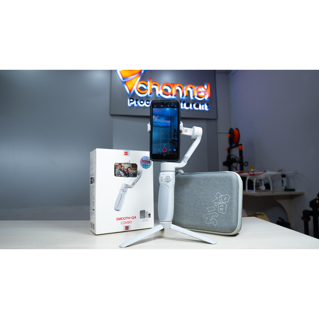 Gimbal chống rung Zhiyun Smooth Q4 chính hãng – Bảo hành 12 tháng – Tặng kèm nón Drone