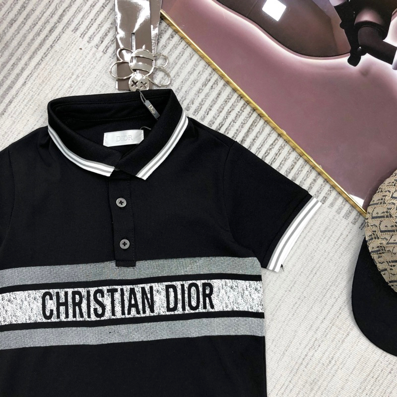 Áo polo có cổ KhanhBun chất poly cá sấu loại đẹp thoáng mát, thấm hút mồ hôi diện đi chơi cho bé size từ 10-40 kí