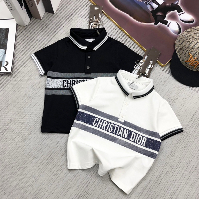 Áo polo có cổ KhanhBun chất poly cá sấu loại đẹp thoáng mát, thấm hút mồ hôi diện đi chơi cho bé size từ 10-40 kí