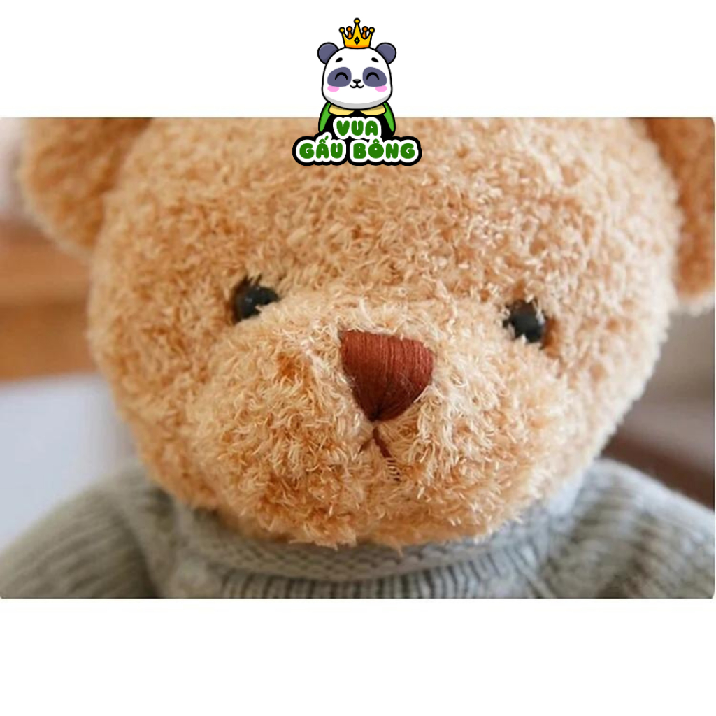 Gấu Bông Teddy Head Tales Mini 20cm Lông Xù Dễ Thương Cao Cấp Vua Gấu Bông