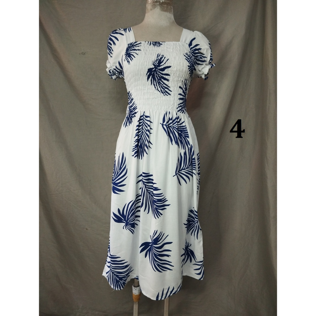 Đầm lanh ngắn tay búp