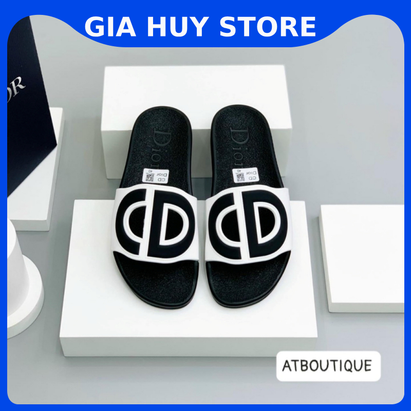 Dép nam nữ quai ngang CD full màu dép đế dày chống trơn trượt HOT TREND