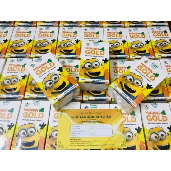 Tinh Dầu Húng Chanh Minion Mẫu Mới.Chiết Xuất Thảo Dược Tăng Đề Kháng Tự Nhiên,Giảm Ho Cho Bé