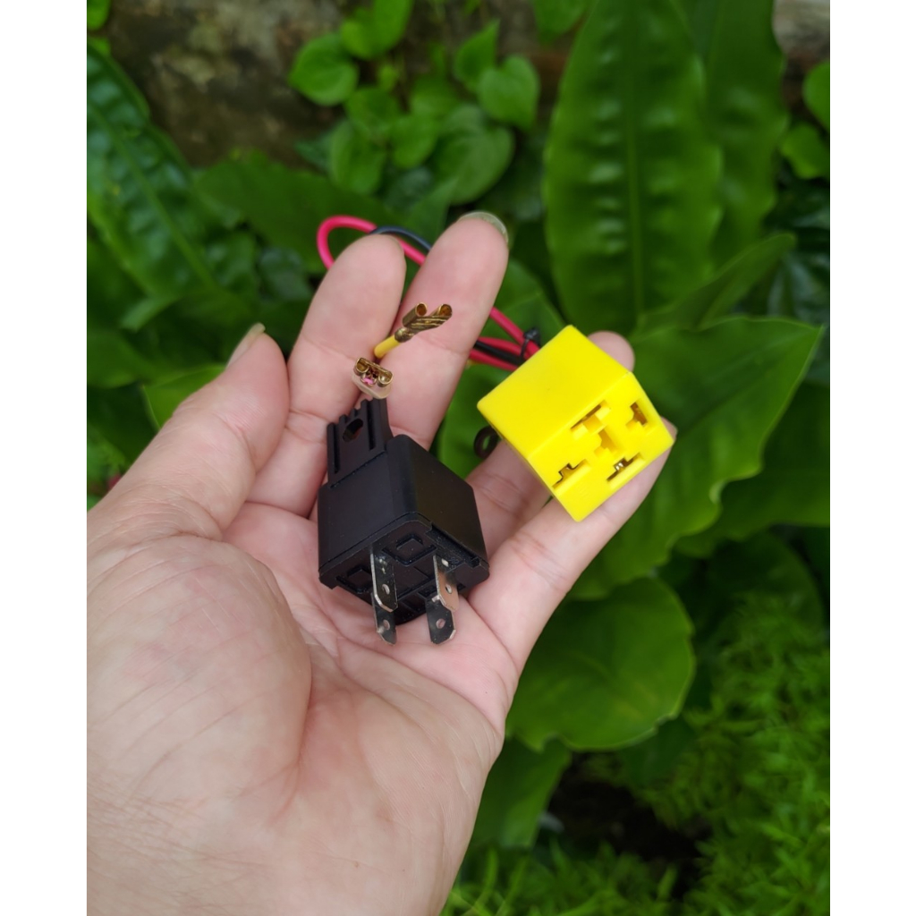 rơ le còi hơi - ro le trung gian 12v - 30A cos đồng siêu bền rơ le 4 chân
