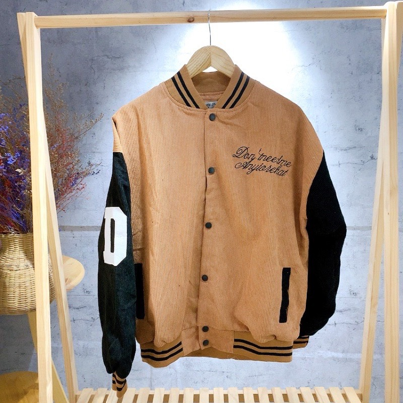 Áo khoác BOMBER Nam Nữ Unisex Họa Tiết Thêu Chất Nhung tăm, , Áo Khoác Nỉ Hoodie Nam Nữ Không Nhăn Không Xù cao cấp