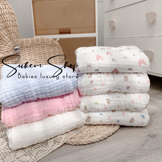  Khăn Đa Năng  Khăn Tắm Muslin 6 Lớp Nous Mềm Mại Cho Bé 