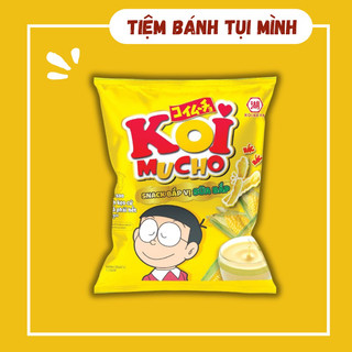 Bánh Snack bắp vị sữa bắp Koimucho, đồ ăn vặt