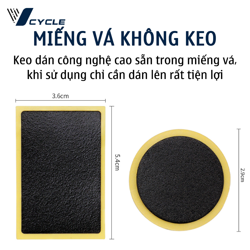Bộ dụng cụ vá săm xe đạp không dùng keo, bộ vá săm xe đạp cao cấp