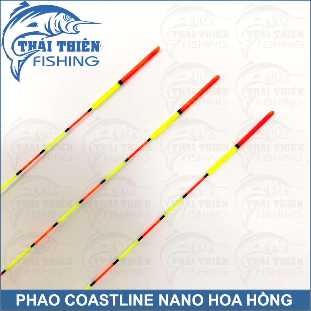 Combo 3 Quả Phao Câu Đài Coastline Nano Hoa Hồng Có Đài Phản Quang